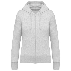 Sweat-shirt écoresponsable zippé à capuche femme 13