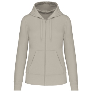 Sweat-shirt écoresponsable zippé à capuche femme 12