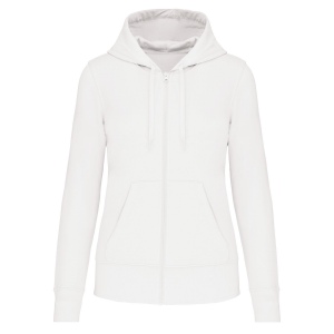 Sweat-shirt écoresponsable zippé à capuche femme 2