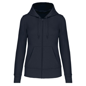Sweat-shirt écoresponsable zippé à capuche femme 8