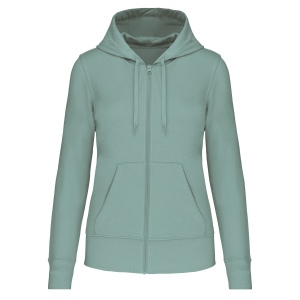 Sweat-shirt écoresponsable zippé à capuche femme 11