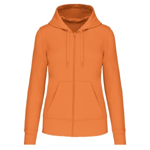 Sweat-shirt écoresponsable zippé à capuche femme 6