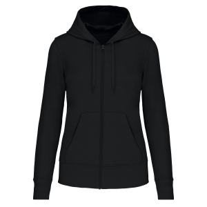 Sweat-shirt écoresponsable zippé à capuche femme 3
