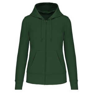 Sweat-shirt écoresponsable zippé à capuche femme 5