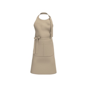 Tablier avec poche en coton Bio 25