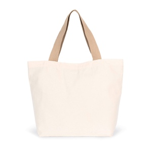 Grand sac shopping recyclé à fond plat 6