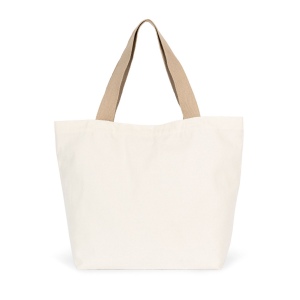 Grand sac shopping recyclé à fond plat 3