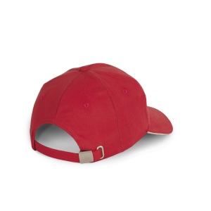 Casquette en coton biologique à sandwich contrasté - 6 panneaux 15