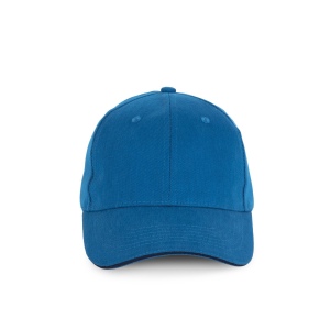 Casquette en coton biologique à sandwich contrasté - 6 panneaux 11