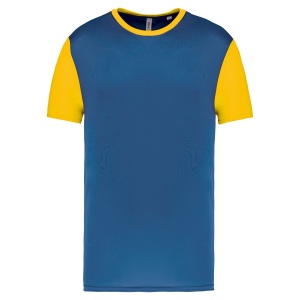 Maillot multisport manches courtes bicolore unisexe 21