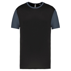 Maillot multisport manches courtes bicolore unisexe 2