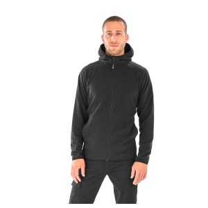 Veste à capuche en micropolaire recyclée