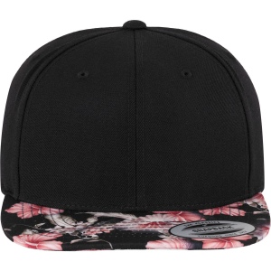 Casquette snapback motif fleuri 2