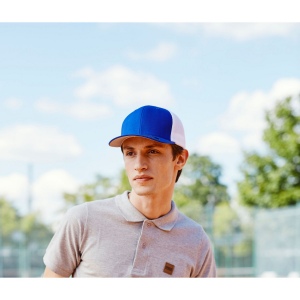Casquette américaine bicolore
