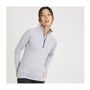 Tee-shirt de sport femme col zippé 8