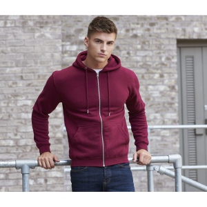 Sweat capuche zippé organique