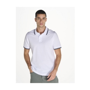 Polo homme contrasté 21