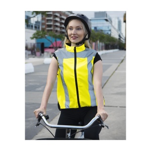 Gilet haute avec visibilité augmentée