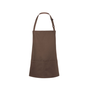 Tablier à bavette court avec boucle et poche 5