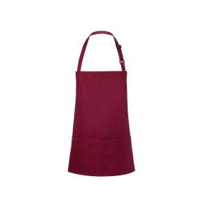 Tablier à bavette court avec boucle et poche 10
