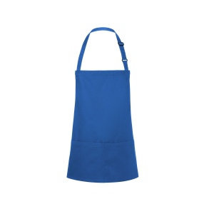 Tablier à bavette court avec boucle et poche 13