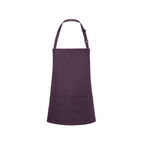 Tablier à bavette court avec boucle et poche 9