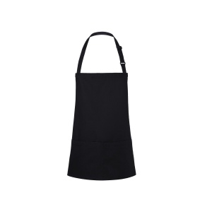 Tablier à bavette court avec boucle et poche 2