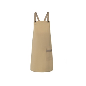 Tablier à bavette Urban-Look avec bretelles croisées et poche 6