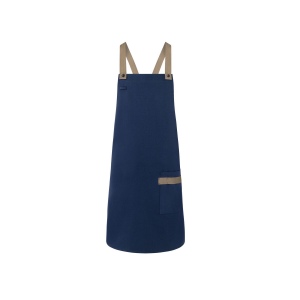 Tablier à bavette Urban-Look avec bretelles croisées et poche 4