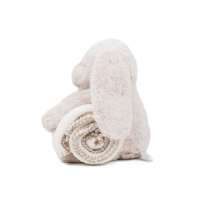 Peluche lapin avec couverture 4