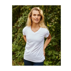 Tee-shirt femme col V