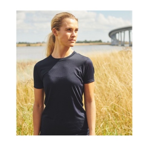Tee-shirt respirant femme en polyester recyclé