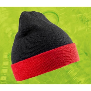 Bonnet en polyester recyclé avec rabat contrasté 5