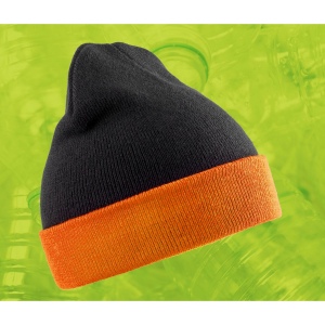 Bonnet en polyester recyclé avec rabat contrasté 4