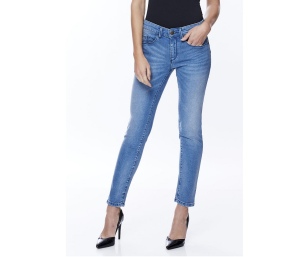 Jean femme slim stone brossé 2