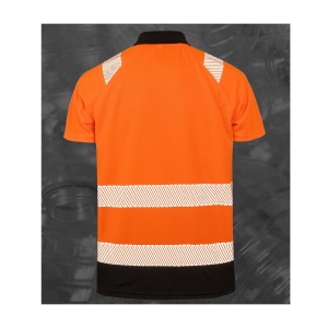 Polo haute visibilité en polyester recyclé 4