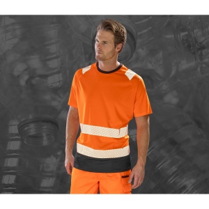 Tee-shirt haute visibilité en polyester recyclé