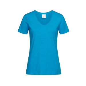 Tee-shirt femme col V 13