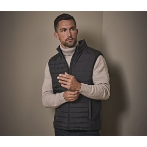Bodywarmer bi-matière homme