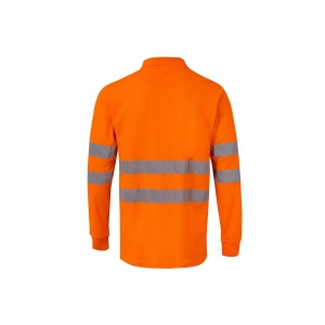 POLO MANCHES LONGUES HAUTE VISIBILITÉ EN COTON/POLYESTER 4