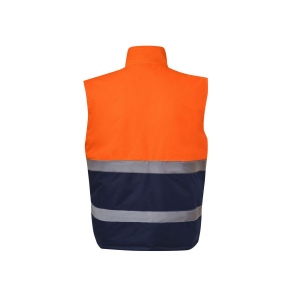BODYWARMER MATELASSÉ BICOLORE HAUTE VISIBILITÉ 4
