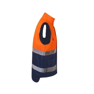 BODYWARMER MATELASSÉ BICOLORE HAUTE VISIBILITÉ 5