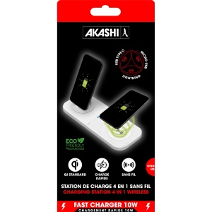 DOKKU - STATION DE CHARGE UNIVERSELLE 4 EN 1 AVEC CHARGEUR SANS FIL 4