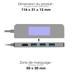 NOSHUKU - HUB 5 EN 1 - USB TYPE-C 2
