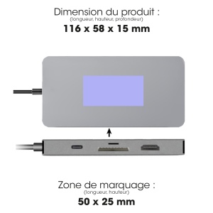 KONPYUTA - HUB 9 EN 1 - USB TYPE-C 2