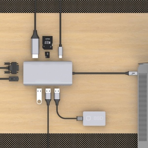 KONPYUTA - HUB 9 EN 1 - USB TYPE-C 6