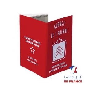 Porte-cartes grise 4 volets - Budget