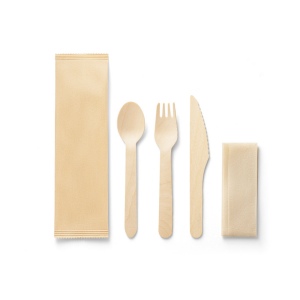 SUYA. Ensemble de couverts en bois 3