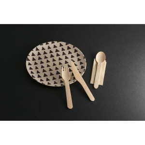 SUYA. Ensemble de couverts en bois 4