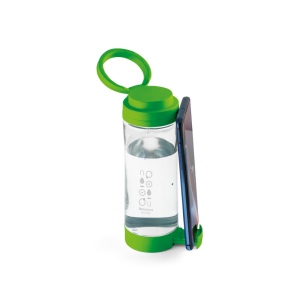 QUINTANA. Bouteille de sport 390mL en verre avec bouchon en PP 6